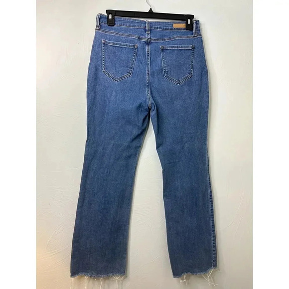 Cello Split Hem Frayed Denim Jeans Size 13 Blue Seam Trendy - Picture 2 of 8